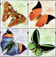 Poland 2024 Butterflies 4v Mint - Unused Stamps