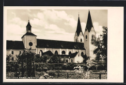 AK Indersdorf / Dachau, Kloster-Pfarrkirche  - Dachau