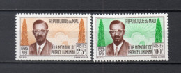 MALI  N° 33 + 34   NEUFS SANS CHARNIERE  COTE 2.00€   PATRICE LUMUMBA - Mali (1959-...)