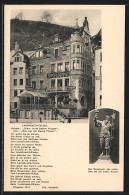 AK Cochem, Hotel Zum Landsknecht, Besitzer: Paul Nicolay  - Cochem