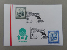 Österreich Pro Juventute - Mit Sonderstempel 23. 1. 1983 Großarl, Pfadfinder Briefmarkenausstellung (Nr.1262) - Altri & Non Classificati