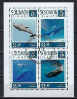 Salomon 2014 Baleines (434) Yvert 2548 à 2551 Oblitérés Used - Solomon Islands (1978-...)