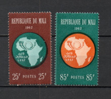 MALI  N° 37 + 38   NEUFS SANS CHARNIERE  COTE 2.50€   COR UNION POSTALE - Mali (1959-...)