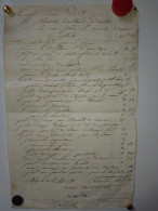 N°2000 ANCIENNE LETTRE A M PURNOT DE KUNCHE DATE1828 - Historische Dokumente