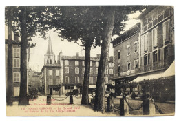 CPA . 09.Saint Girons. Vue Panoramique, Tribunal Et Pont Vieux - Saint-Emilion