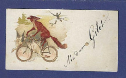 Mignonnette, Carte De Visite, Renard à Vélo, Volant Des Oies, Poursuivi, Fox ,Fuchs - 1900-1949