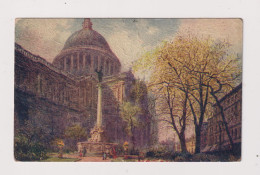 ENGLAND -  St Pauls Cathedral Used Vintage Postcard - St. Paul's Cathedral