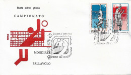 Fdc Rodia: MONDIALI DI PALLAVOLO (1978) No Viaggiata, Annullo  Speciale Roma - FDC