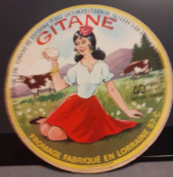 ETIQUETTE FROMAGE GITANE . FABRIQUE EN LORRAINE 57 - Cheese