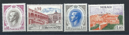 Monaco N°847/50** (MNH) 1971 - Prince Rainier III Et Palais - Nuovi