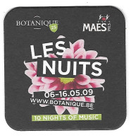 147a Brij. Maes Waarloos Botanique Les Nuits 06-16.05.09 - Bierdeckel