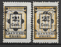 Suriname 1892, NVPH 22 Geel En Oranje (SN 2927) - Surinam ... - 1975