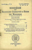 SOC. SCIENCES, LETTRES & ARTS BAYONNE N°73-1955 -HOMMAGE W. BOISSEL, BAYONNE, VILLE MUTILEE En 1905, TABLE 1931-1955 Etc - Pays Basque