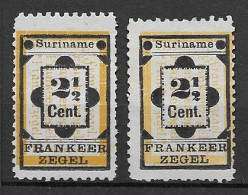 Suriname 1892, NVPH 22 Geel En Oranje (SN 2928) - Surinam ... - 1975