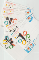 Olympic Games In Los Angeles 1984 - Nine Chinese Postal Stationaries Commerating Gold Medals Mint - Sommer 1984: Los Angeles