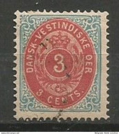 Denmark Danish West Indies Sc.#6 Used 1874 - Deens West-Indië