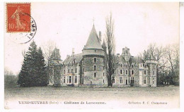 36  VENDOEUVRE CHATEAU DE LANCOSME 1907 - Other & Unclassified