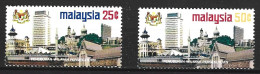 MALAISIE. N°115-6 De 1974. Kuala Lumpur. - Malaysia (1964-...)