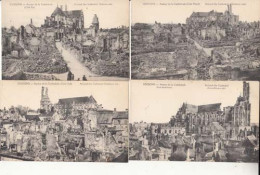 4 Cartes  France 02 - Autour De La Cathédrale - Les Ruines  -  PRIX FIXE - ( Cd073) - Soissons