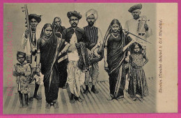 Ag3782  - INDIA - VINTAGE POSTCARD  - Ethnic, Moorlies - India