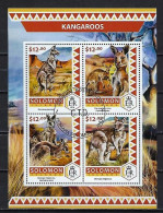 Salomon 2016 Kangourous (438) Yvert 3565 à 3568 Oblitérés Used - Islas Salomón (1978-...)