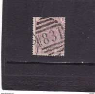 GB 1875 VICTORIA Yvert 56 Planche 11 Cachet 831 Oblitéré, Used Cote : 70 Euros - Used Stamps