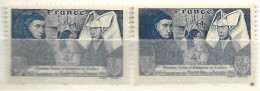 FRANCE N° 583 4F BLEU FONCE CINQUIEME CENTENAIRE DE L'HOTEL DIEU A BEAUNE 2 NUANCES DIFFERENTES NEUF SANS CHARNIERE - Unused Stamps