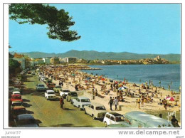 Antibes, Plage De La Salise, Voitures  Fiat, Peugeot, Citroen, Renault - Autres & Non Classés