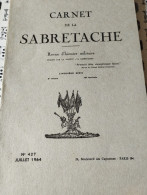 Carnet De La Sabretache - French