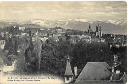 VD LAUSANNE Et Les Rochers De Naye - Photo J.J. Jullien Frères Genève No 7269 - NEUVE  Pas Circulé - Lausanne