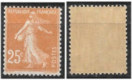 Semeuse  - 25 C. Jaune-brun (IIIB) - (1927) - Y & T N° 235 ** - Ungebraucht