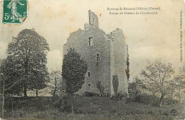 - Creuse  -ref-A609- Chamborand - Ruines Du Château - Châteaux - Environs De Bénévent L Abbaye - - Andere & Zonder Classificatie