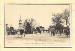 CPA  CHINE CHINA SHANGHAI MONUMENT HONGKEW BRIDGE RICKSHAWS   Old Postcard - Chine