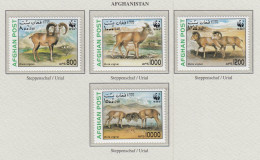 AFGHANISTAN 1998 WWF Animals Sheep Mi 1819-1822 MNH(**) Fauna 593 - Neufs