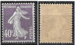 Semeuse - 40 C. Violet (II) - (1927) - Y & T N° 236 ** - Ungebraucht