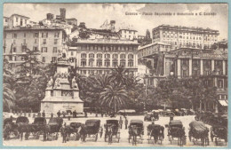 Cartolina Genova Piazza Acquaverde E Monumento A C. Colombo Viaggiata - 1918 - Genova (Genoa)