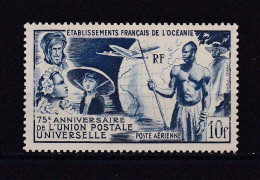 OCEANIE 1949 PA N°29 NEUF AVEC CHARNIERE U.P.U. - Poste Aérienne