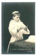 CPA / PHOTO . Enfant Le Petit Prédicateur . Petit Moine . N° IX . Edit : A.N - Abbildungen