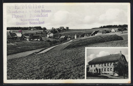 AK Bonndorf Im Schwarzwald, Gasthaus Zum Wilden Mann, Panorama  - Bonndorf