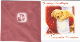 Chien  - Dog- Hunde -  Hondje Slaapt Bij Kerstman - Dogs