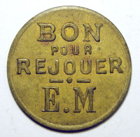 Jeton Bon Pour Rejouer E.M. - Noodgeld