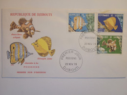 FDC 1978 DJIBUTI - Poissons