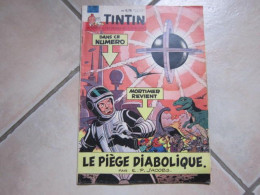 TINTIN JOURNAL DE TINTIN COUVERTURE JACOB N°628 DU 3 NOV 1960 - Blake & Mortimer