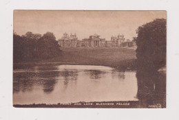 ENGLAND -  Blenheim Palace North Front And Lake Used Vintage Postcard - Andere & Zonder Classificatie