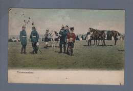 CPA - Militaria - Kaisermanöver - Colorisée - Circulée En 1907 - Manoeuvres