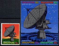 Singapore 1971 Mi 142-146 Mh - Mint Hinged  (PZS8 SNGvie142-146) - Télécom