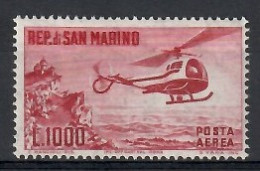 San Marino 1961 Mi 696 MNH  (ZE2 SMR696) - Helikopters