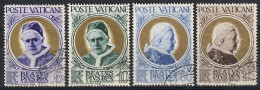 Vatican City 1951 Mi 174-177 Cancelled  (SZE2 VTC174-177) - Popes