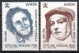 Vatican City 1996 Mi 1179-1180 MNH  (ZE2 VTC1179-1180) - Famous Ladies