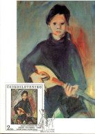 Czechoslovakia 1986 Mi 2890  Max Card  (MAXLZE4 CSK2890) - Muziek
